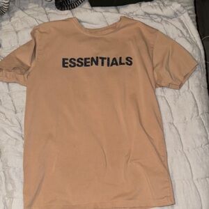 Essentials Tan Short Sleeve Tee
